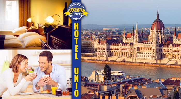 City Hotel Unio*** v centre Budapešti pre dvoch