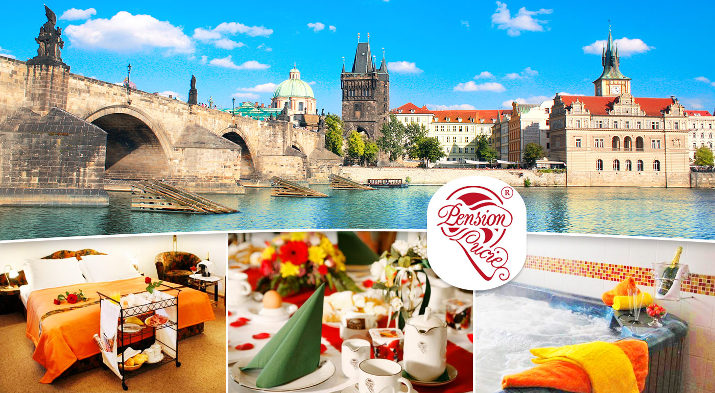 Romantická Praha pre dvojicu - Pension Lucie****