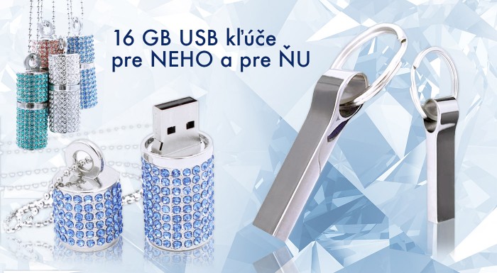 Luxusné 16 GB USB kľúče