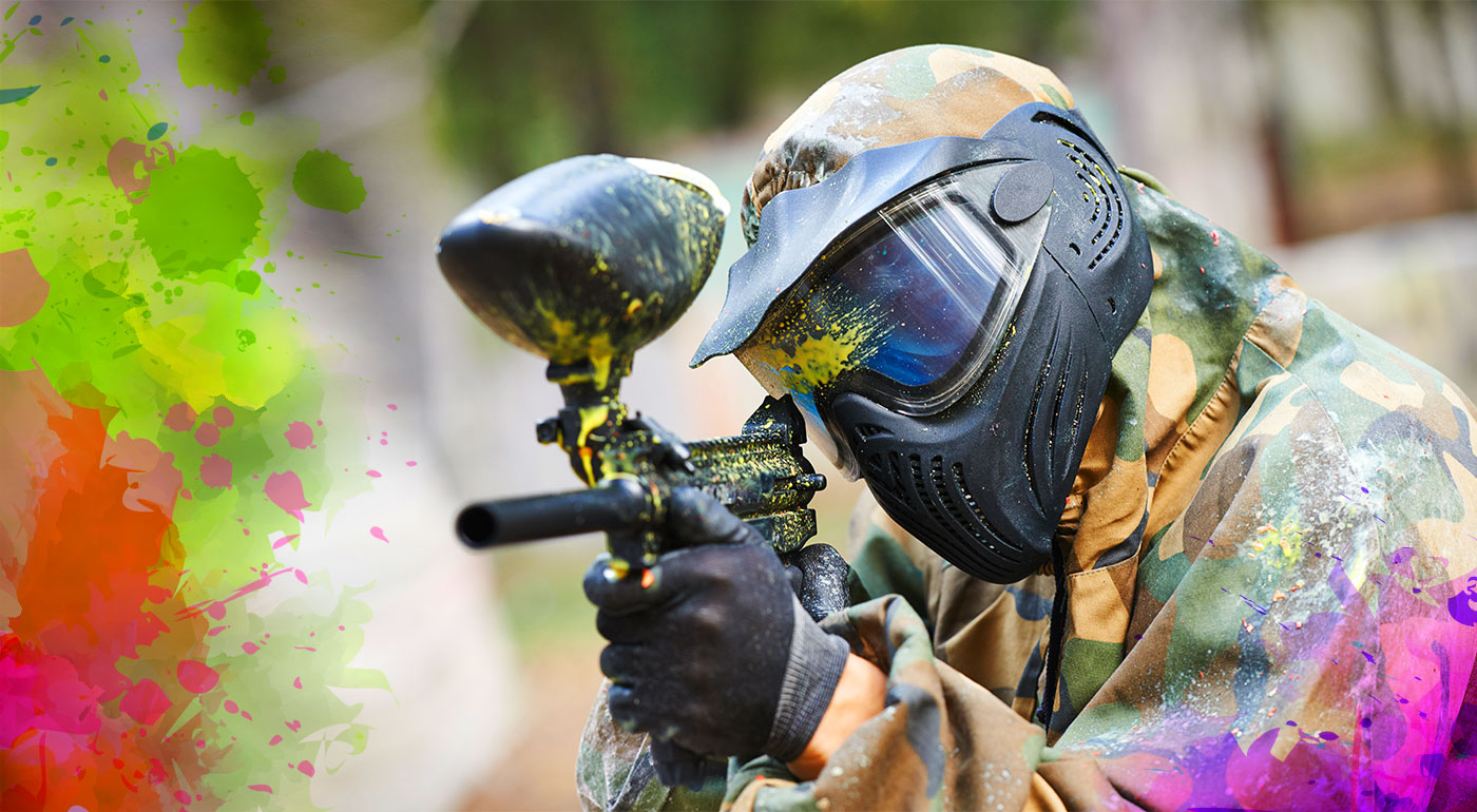 Akčná hra paintballu na 3 hodiny