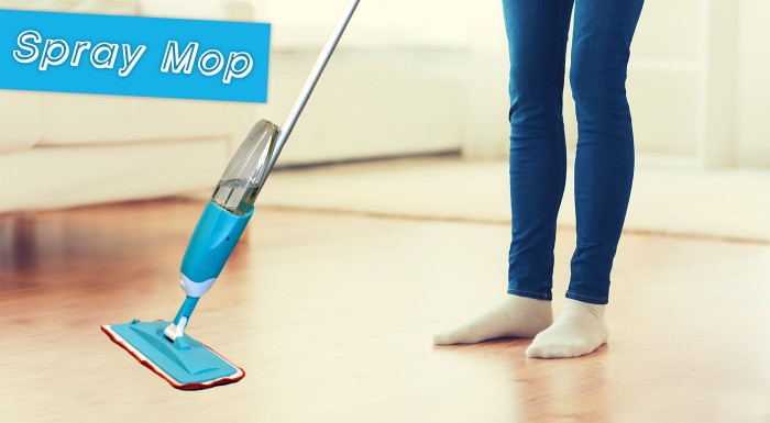 Praktický striekací mop