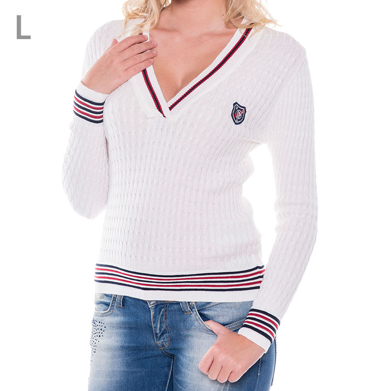 Dámsky sveter Giorgio Di Mare: biely veľkosť L