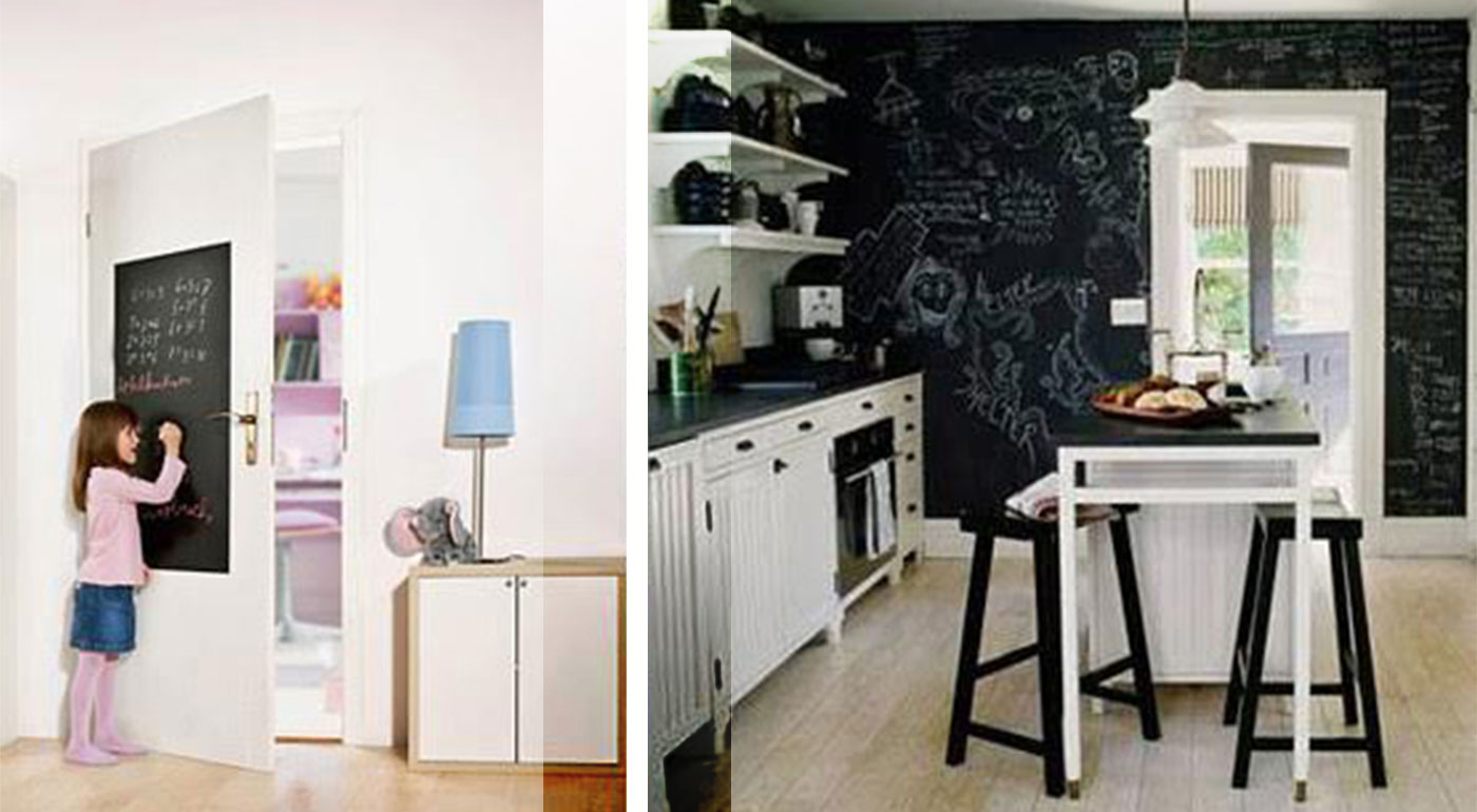 Samolepiaca tabuľa na písanie kriedou