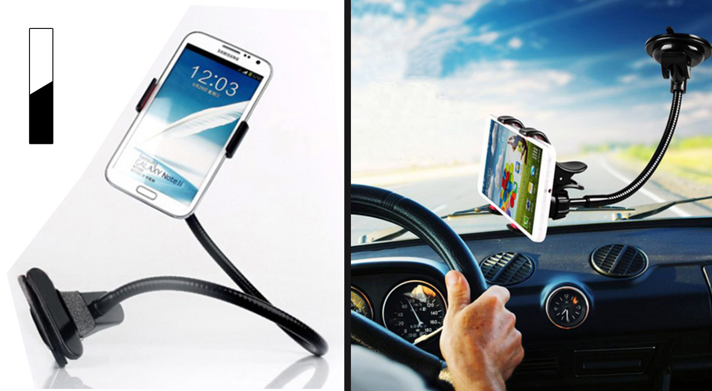 Multifunkčný držiak na mobil s extra dlhým ramenom