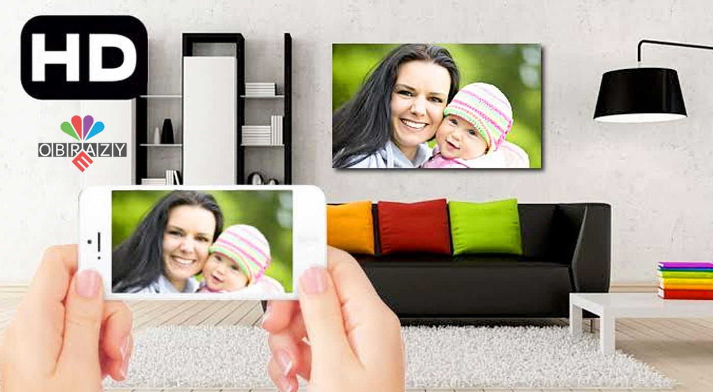 HD obraz na plátne z vašej vlastnej fotografie