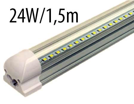 T8 LED trubica 24 W, dĺžka 1,5 m, farba prírodná biela