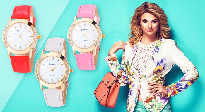 Dámske hodinky Geneva Diamond