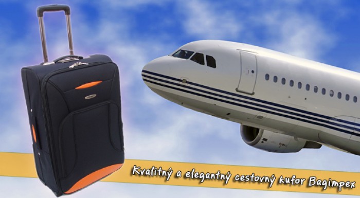 Cestovný kufor Bagimpex - pohodlné cestovanie za menej. 