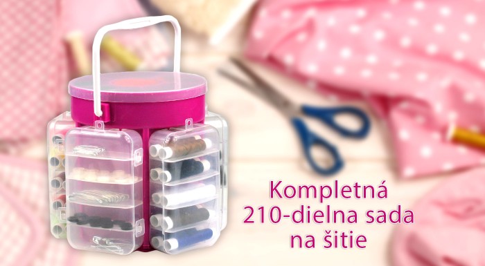 210-dielna sada na šitie