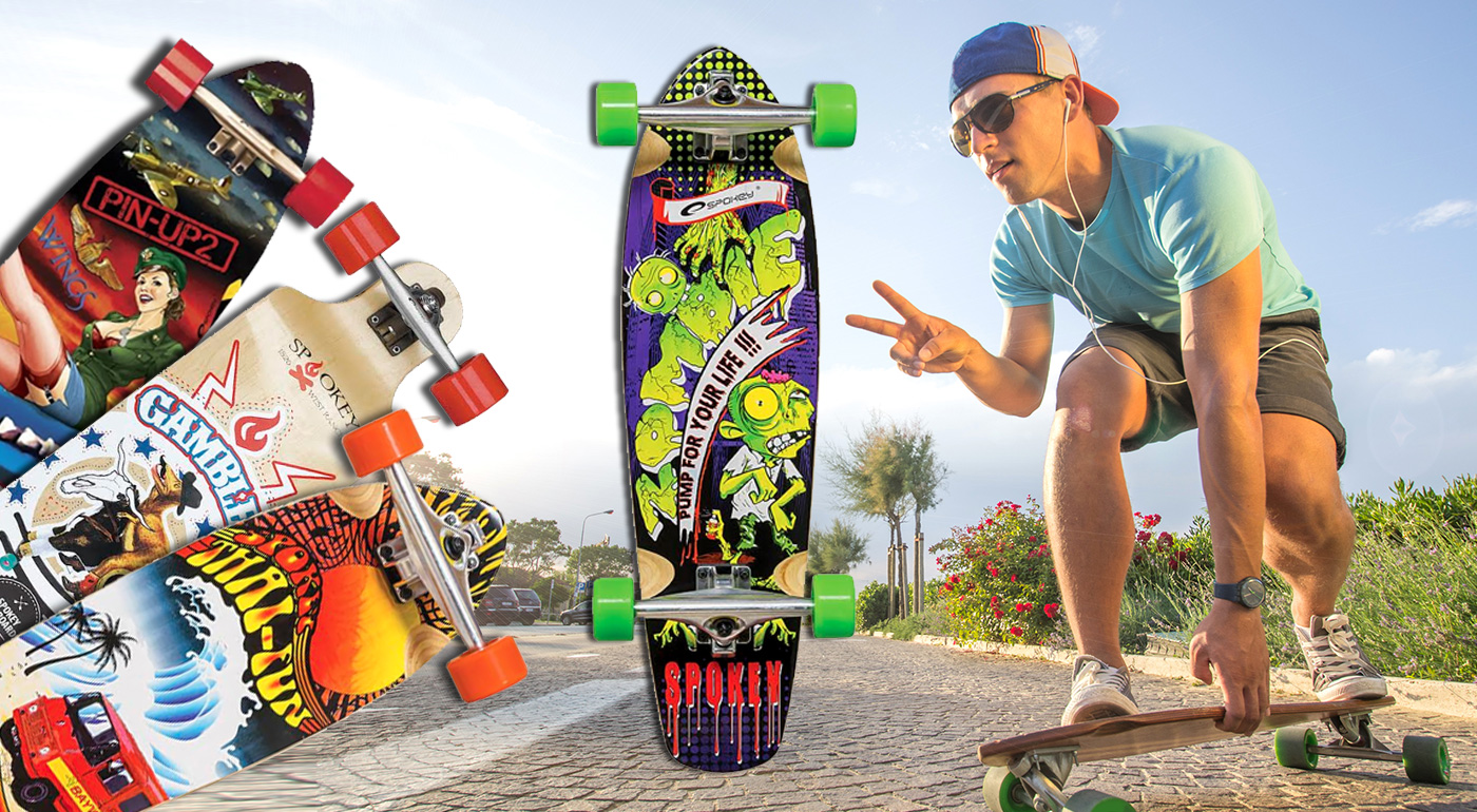 Moderné longboardy s trendovým dizajnom - 4 modely