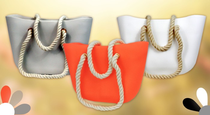 Dámske silikónové kabelky