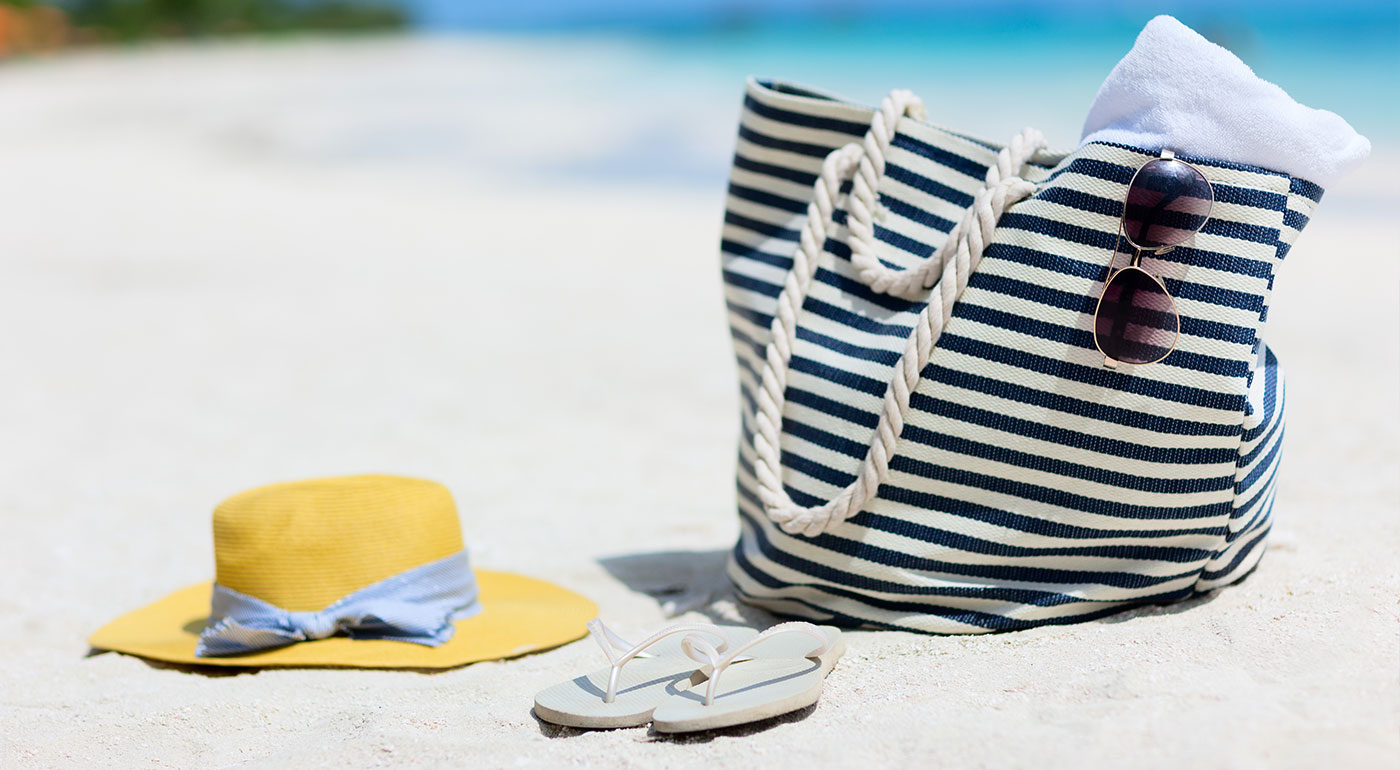 Trendy plážové tašky na zips