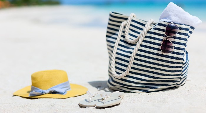 Trendy plážové tašky na zips