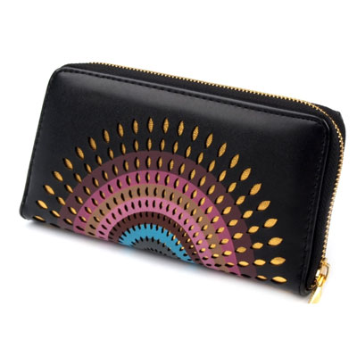 Peňaženka Mandala - čierna