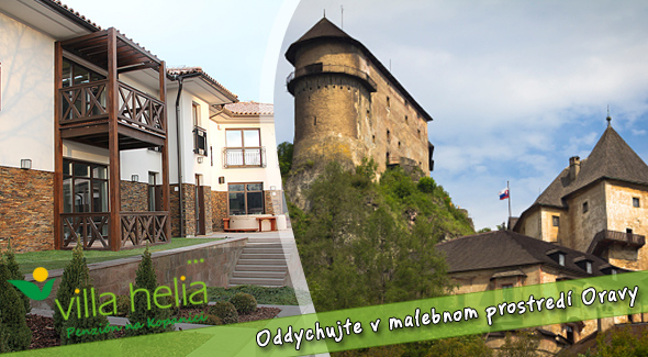 Apartmány na Orave na 3 dni pre 4 osoby - nadštandardné ubytovanie s raňajkami a wellnessom.