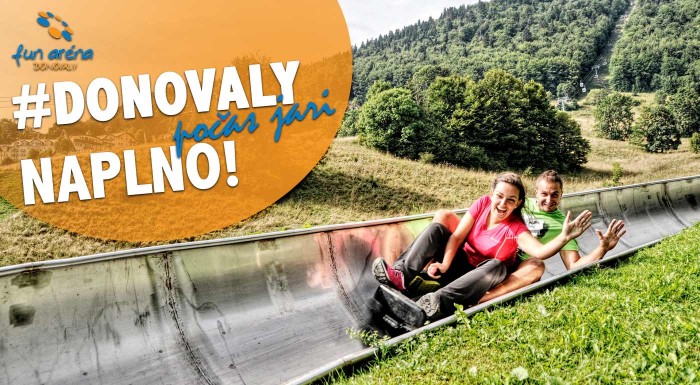 Jazda lanovkou TELEMIX Nová hoľa a bobová dráha