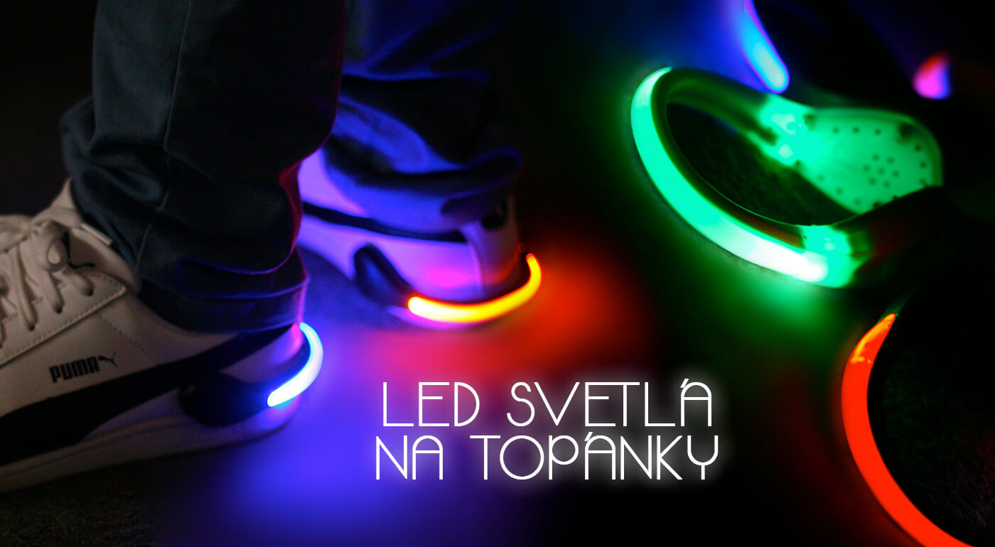 LED svetielka na topánky