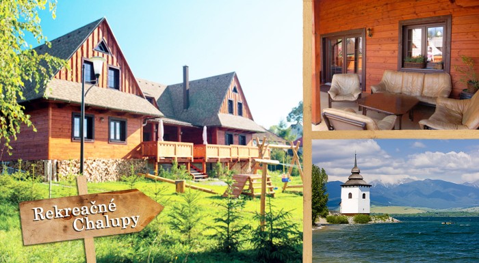 Rekreačné chalupy na Liptove pre 2 alebo 6 osôb