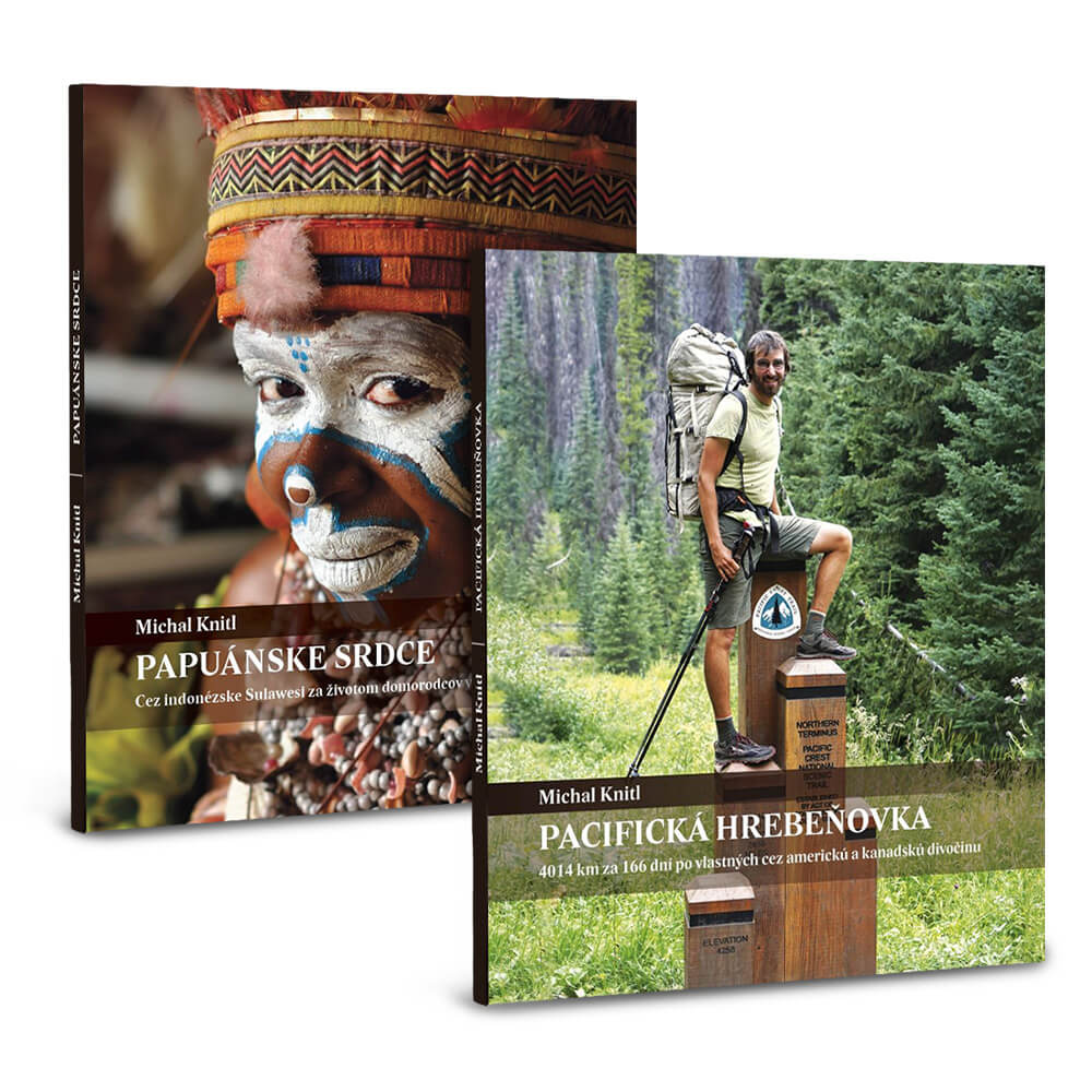 Balíček kníh od Michala Knitla - Pacifická hrebeňovka a Papuánske srdce