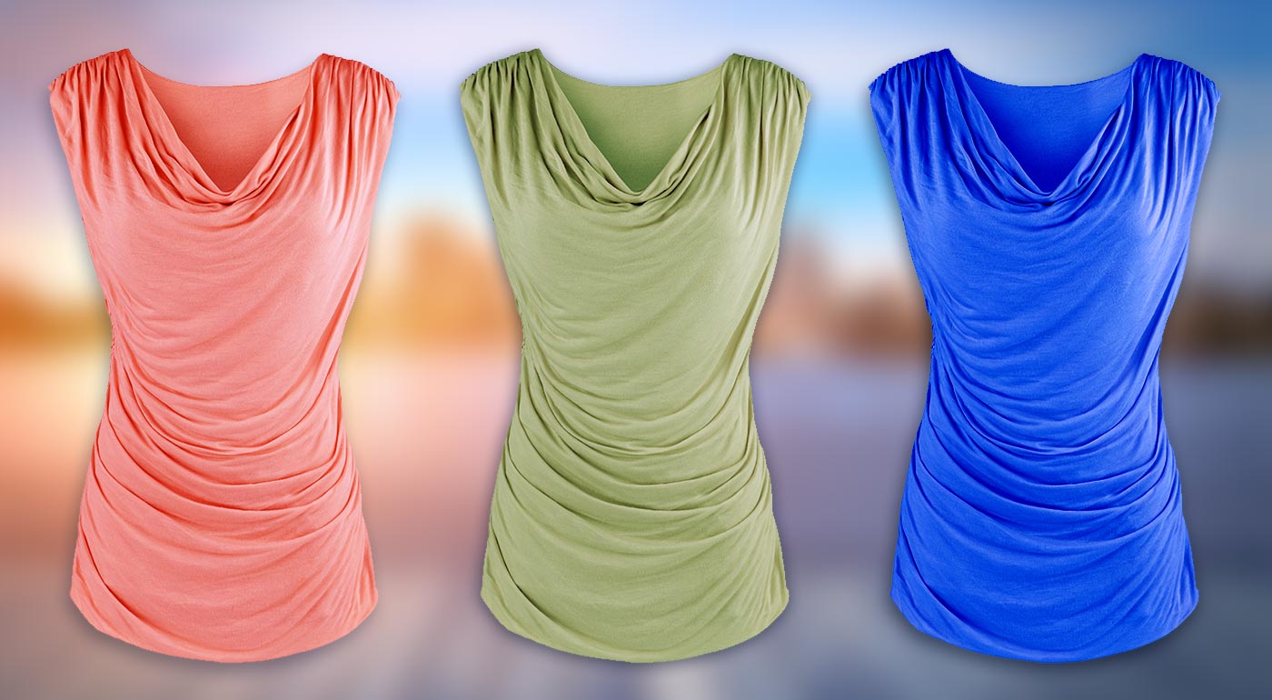 Elegantné dámske topy - 8 farieb