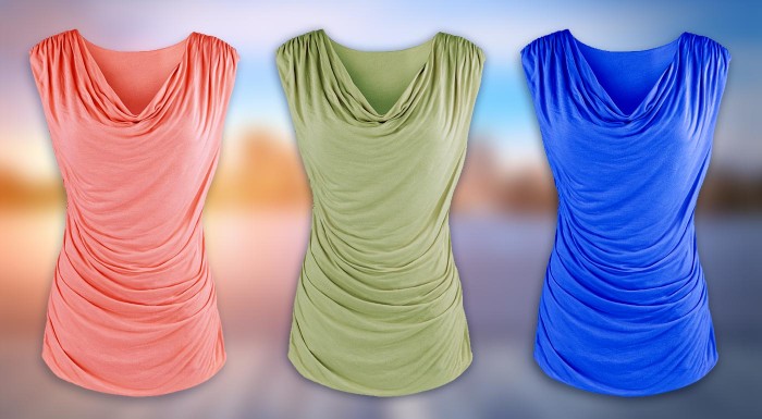 Elegantné dámske topy - 8 farieb