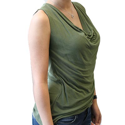 Dámsky top UNI veľkosť - kaki