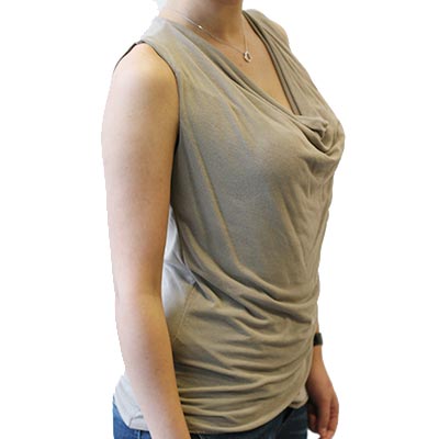 Dámsky top UNI veľkosť - sivá