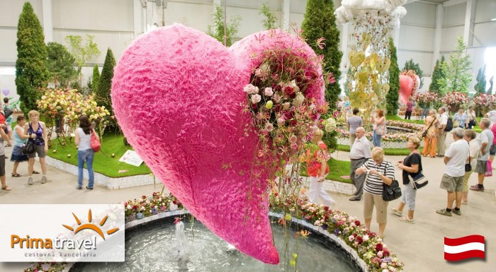 Výstava kvetov v rakúskom mestečku Tulln