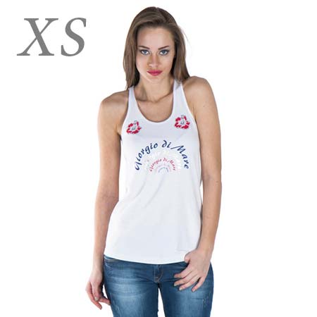 Dámske tielko Giorgio Di Mare: biele veľkosť XS