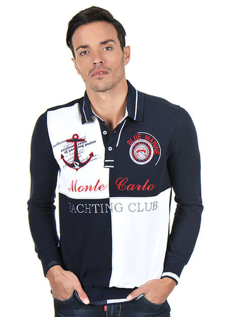 Pánska polokošeľa s dlhým rukávom Giorgio Di Mare, model 1 veľkosť S