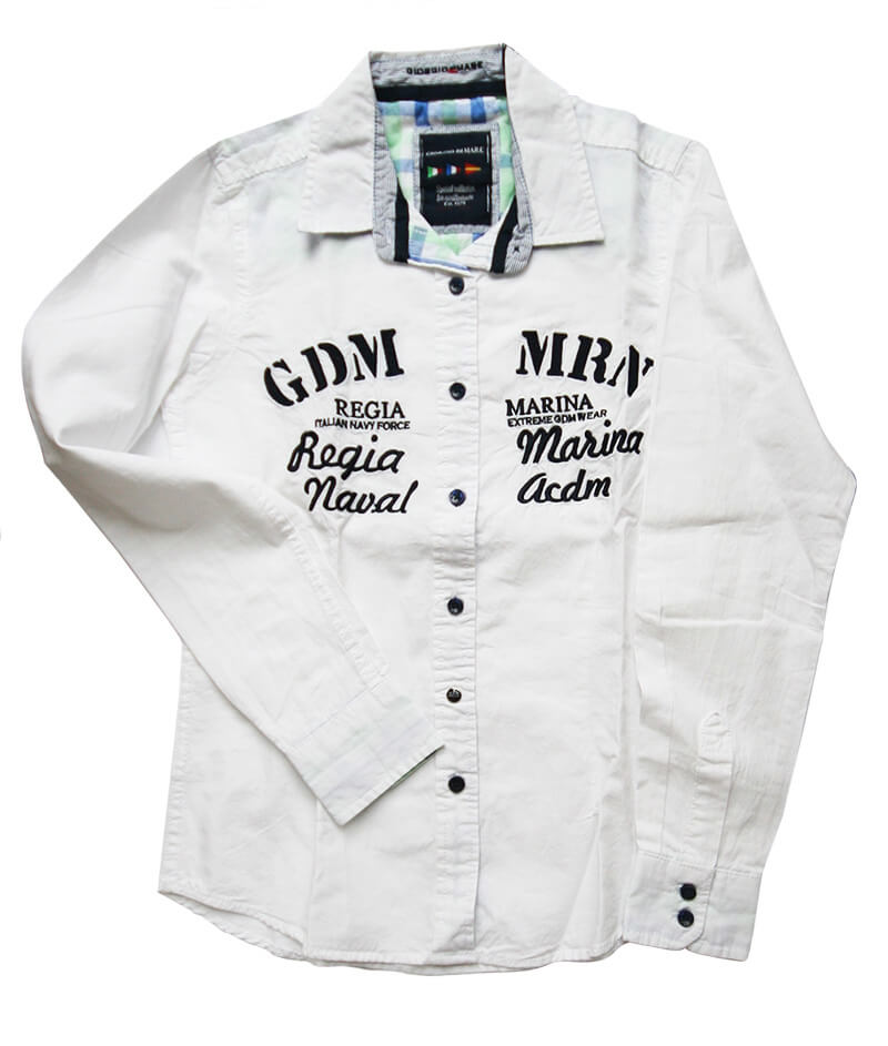 Dámska košeľa s dlhým rukávom Giorgio Di Mare, biela veľkosť S