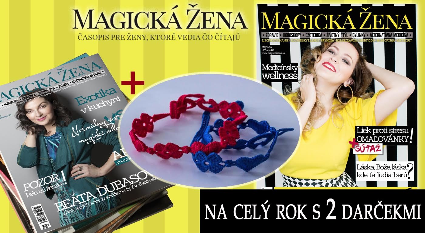 Časopis Magická žena na celý rok s 2 darčekmi