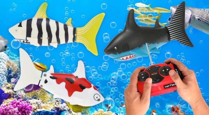 Robotická ryba na diaľkové ovládanie do vody