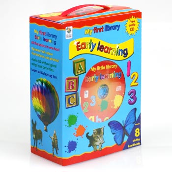 Sada anglických kníh v kufríku - My First Library: Early Learning