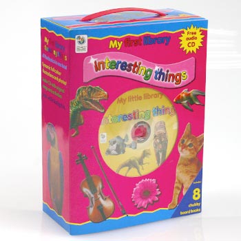 Sada anglických kníh v kufríku - My First Library: Interesting Things