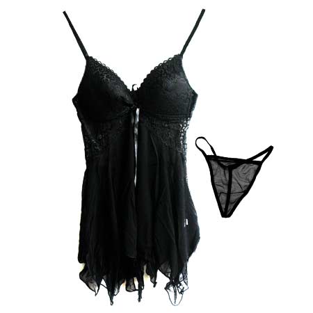 Dámske sexi spodné prádlo - čierne