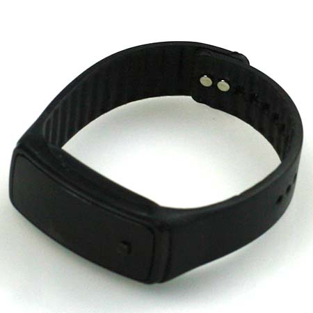 Silikónové hodinky s LED displejom - farba čierna