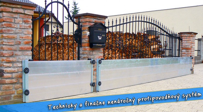 Protipovodňové zábrany pre rodinné domy 