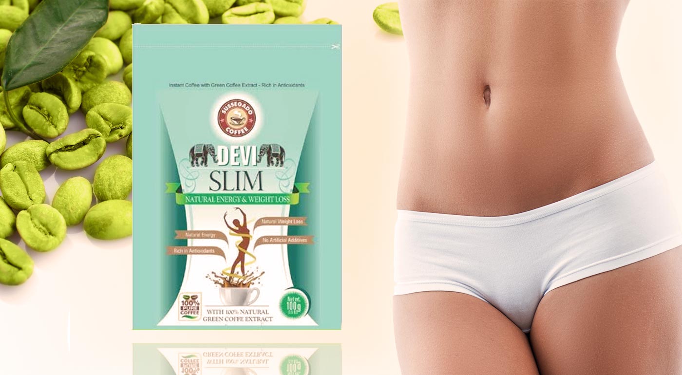 Instantná zelená káva pre štíhlu líniu