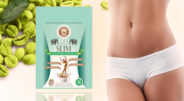 Instantná zelená káva pre štíhlu líniu