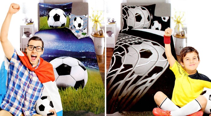 Futbalové obliečky s 3D vzorom