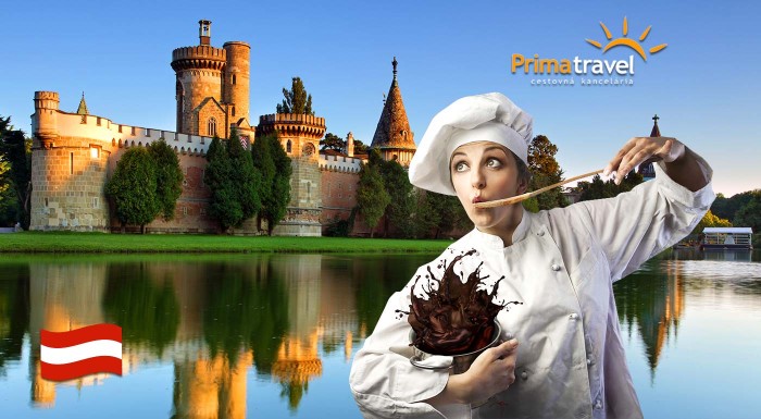 Zámok Laxenburg a čokoládovňa Hauswirth