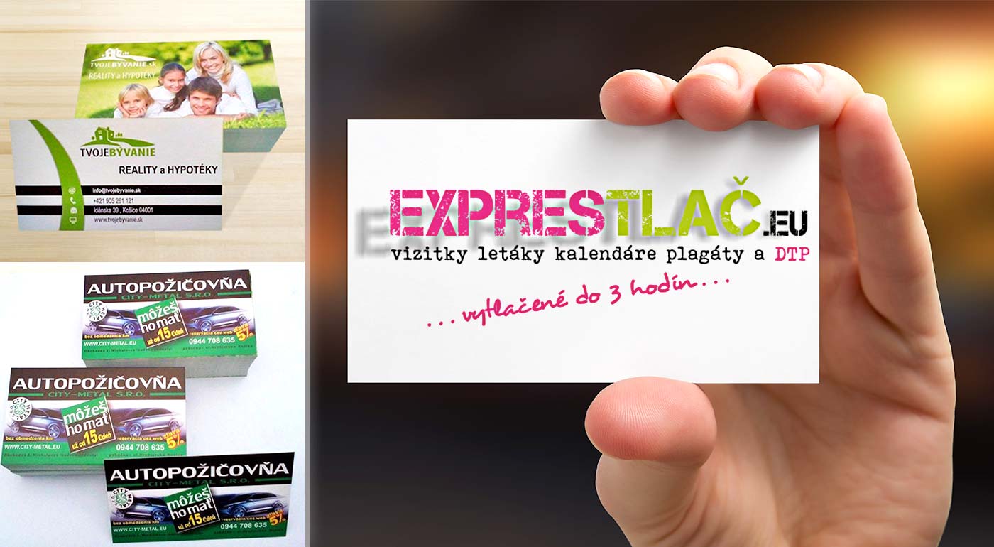 Tlač vizitiek aj s grafickým návrhom