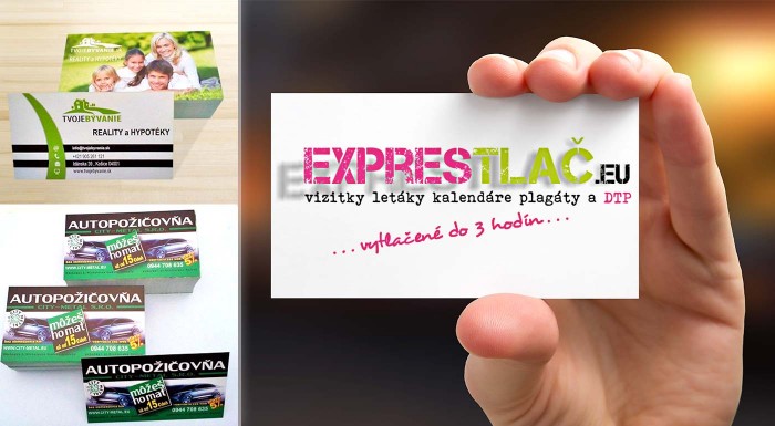 Tlač vizitiek aj s grafickým návrhom