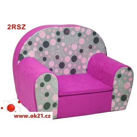 Rozkladacie malé kreslo pre deti - vzor 2RSZ