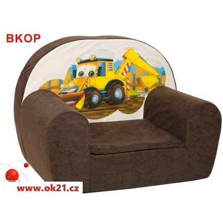 Rozkladacie malé kreslo pre deti - vzor BKOP