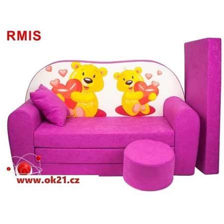 Rozkladacie veľké kreslo pre deti - vzor RMIS