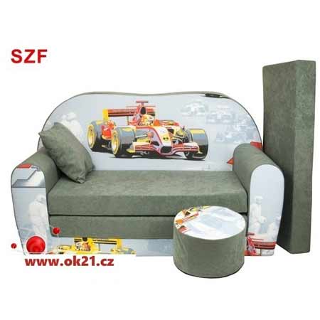 Rozkladacie veľké kreslo pre deti - vzor SZF