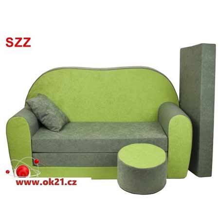 Rozkladacie veľké kreslo pre deti - vzor SZZ