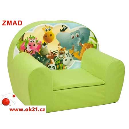 Rozkladacie malé kreslo pre deti - vzor ZMAD